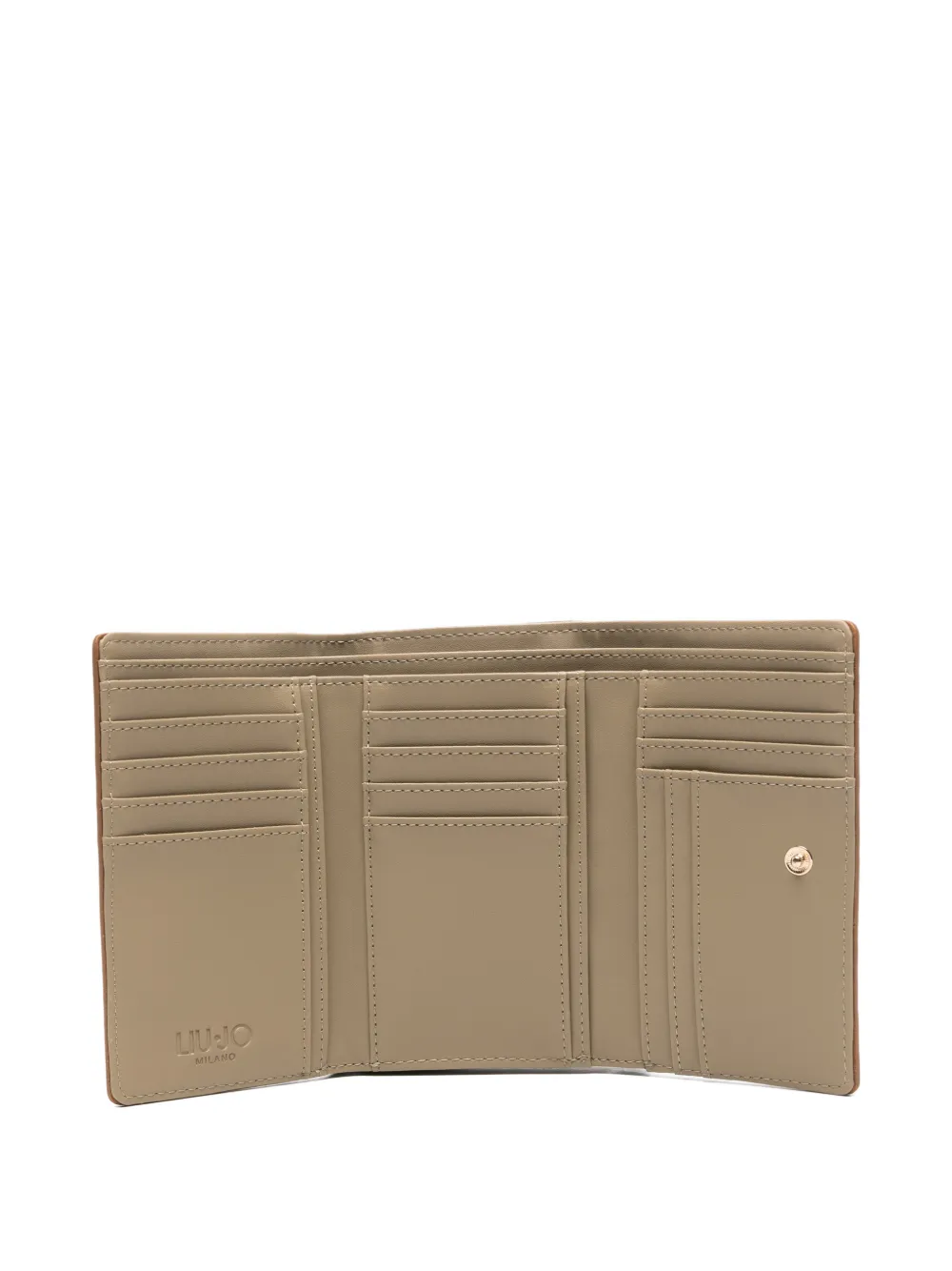  Liu Jo Logo-plaque Wallet - Brown 