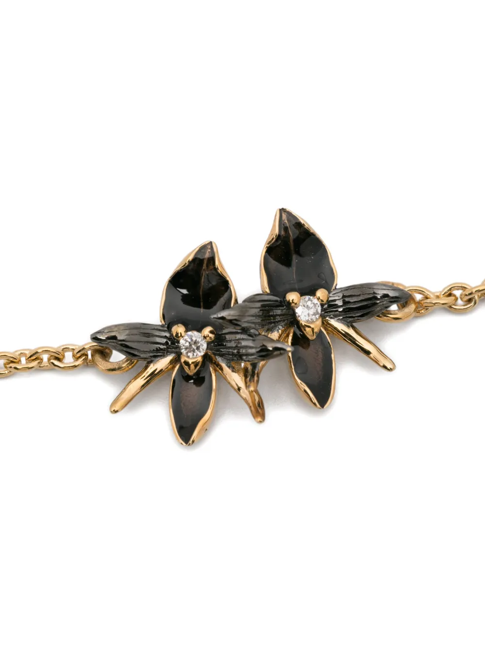 Diamond Orchid Bracelet