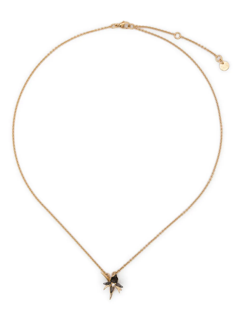 Shaun Leane diamond black-orchid necklace - Oro