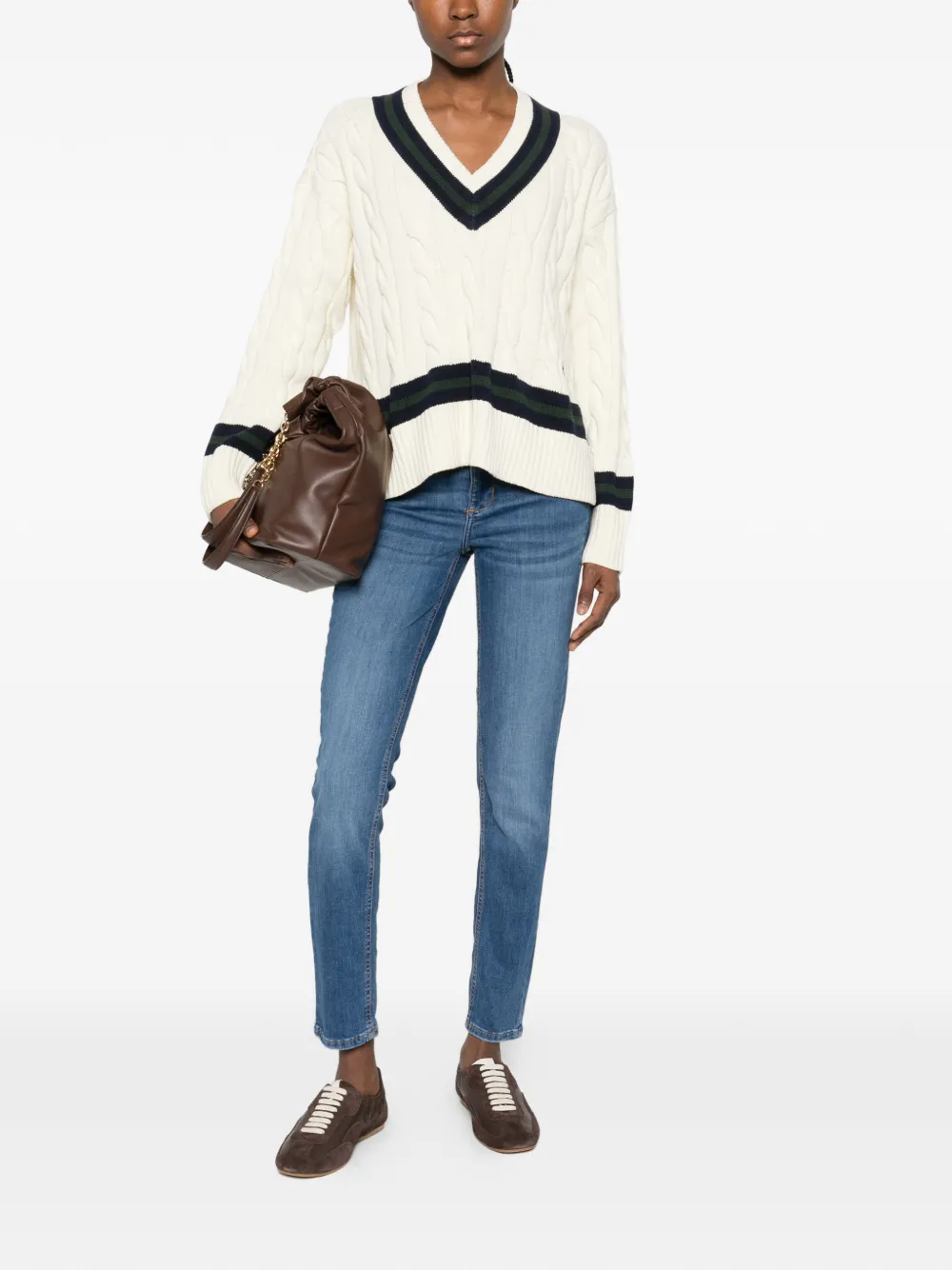 LIU JO stud-pocket jeans - Blauw