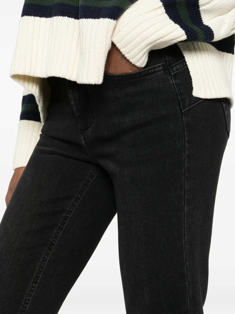LIU JO Jeans met vijf zakken Zwart