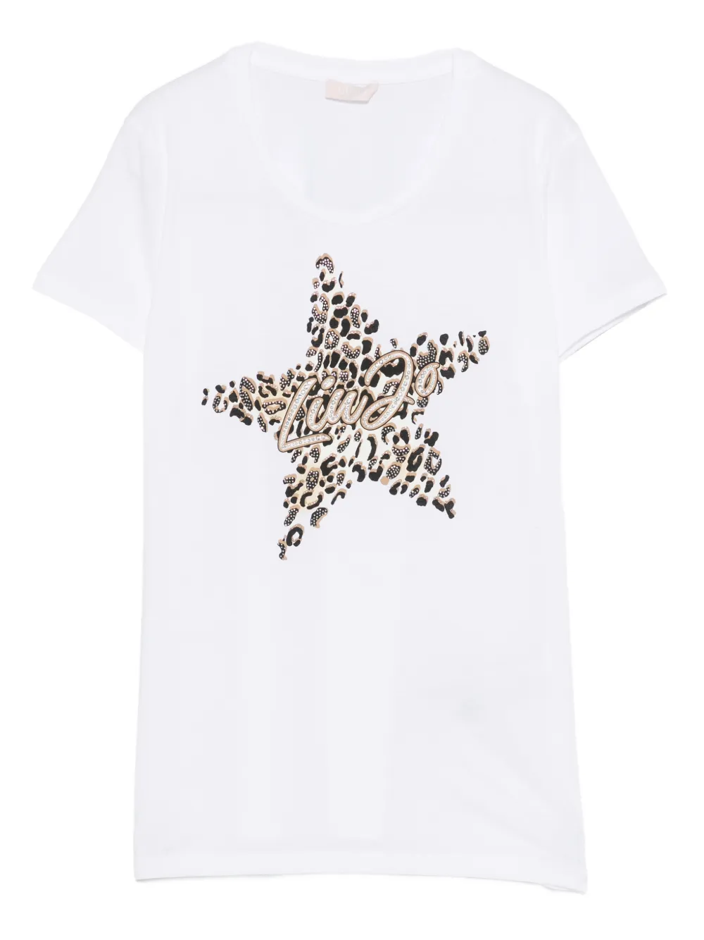 LIU JO star-graphic T-shirt - Bianco
