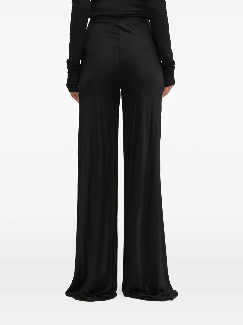 Rick Owens Lilies Bias broek met elastische taille Zwart
