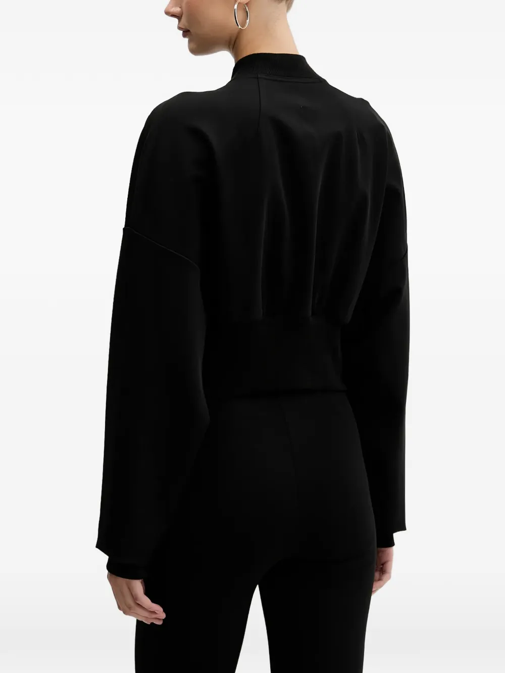 Rick Owens Lilies Flight jack met ritssluiting Zwart