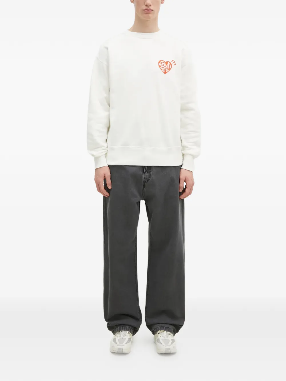 Human Made Sweater met grafische print - Wit