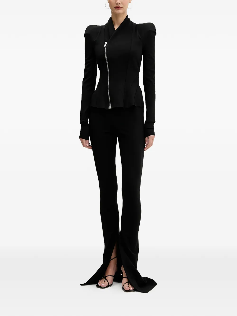 Rick Owens Lilies Carmen split trousers - Zwart