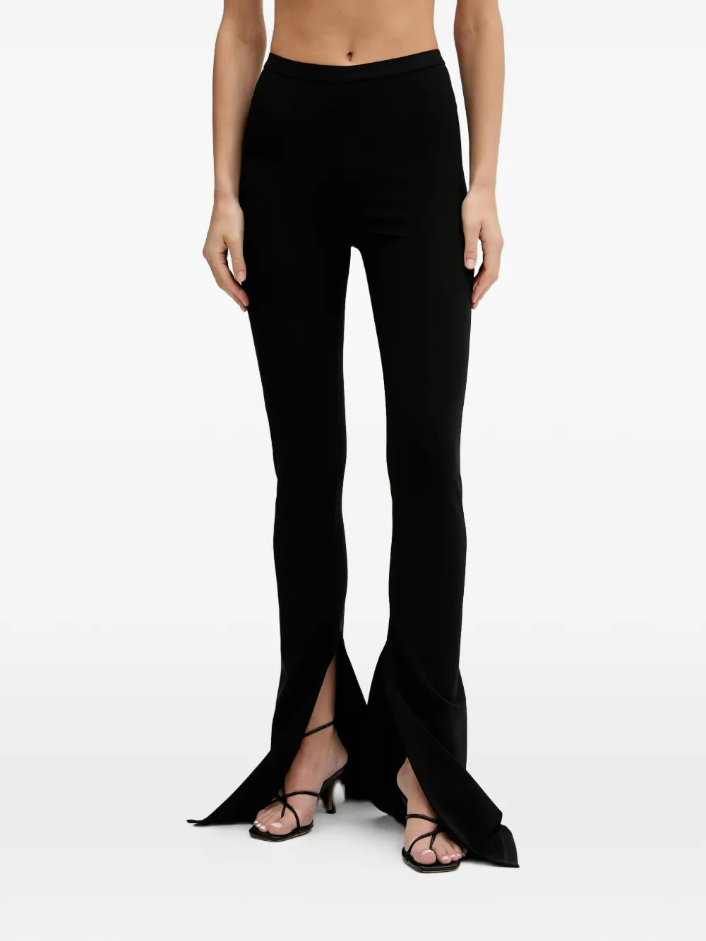 Rick Owens Lilies Carmen split trousers - Nero