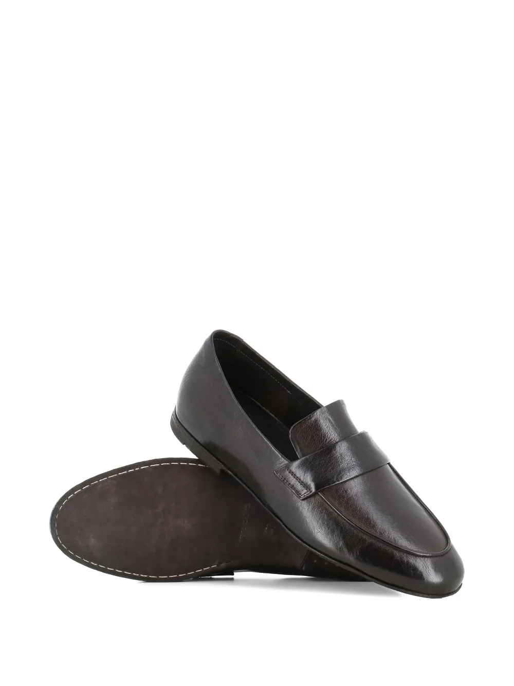 Officine Creative Leren loafers Bruin