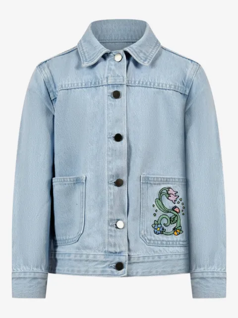 Stella McCartney Kids Jacke mit Blumendetail 