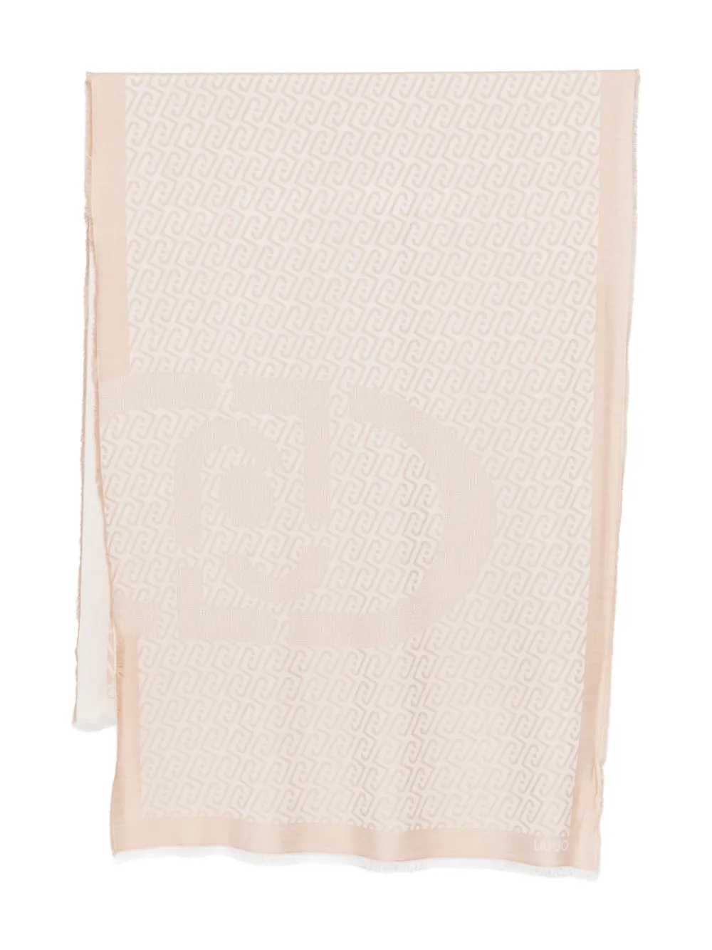 LIU JO monogram scarf - Toni neutri