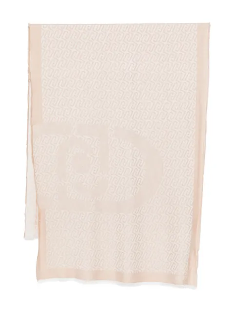 LIU JO وشاح بنقش مونوغرام