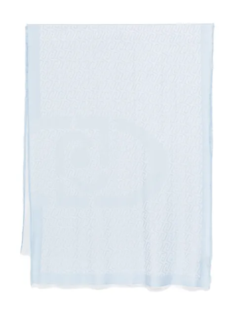 LIU JO logo-pattern scarf