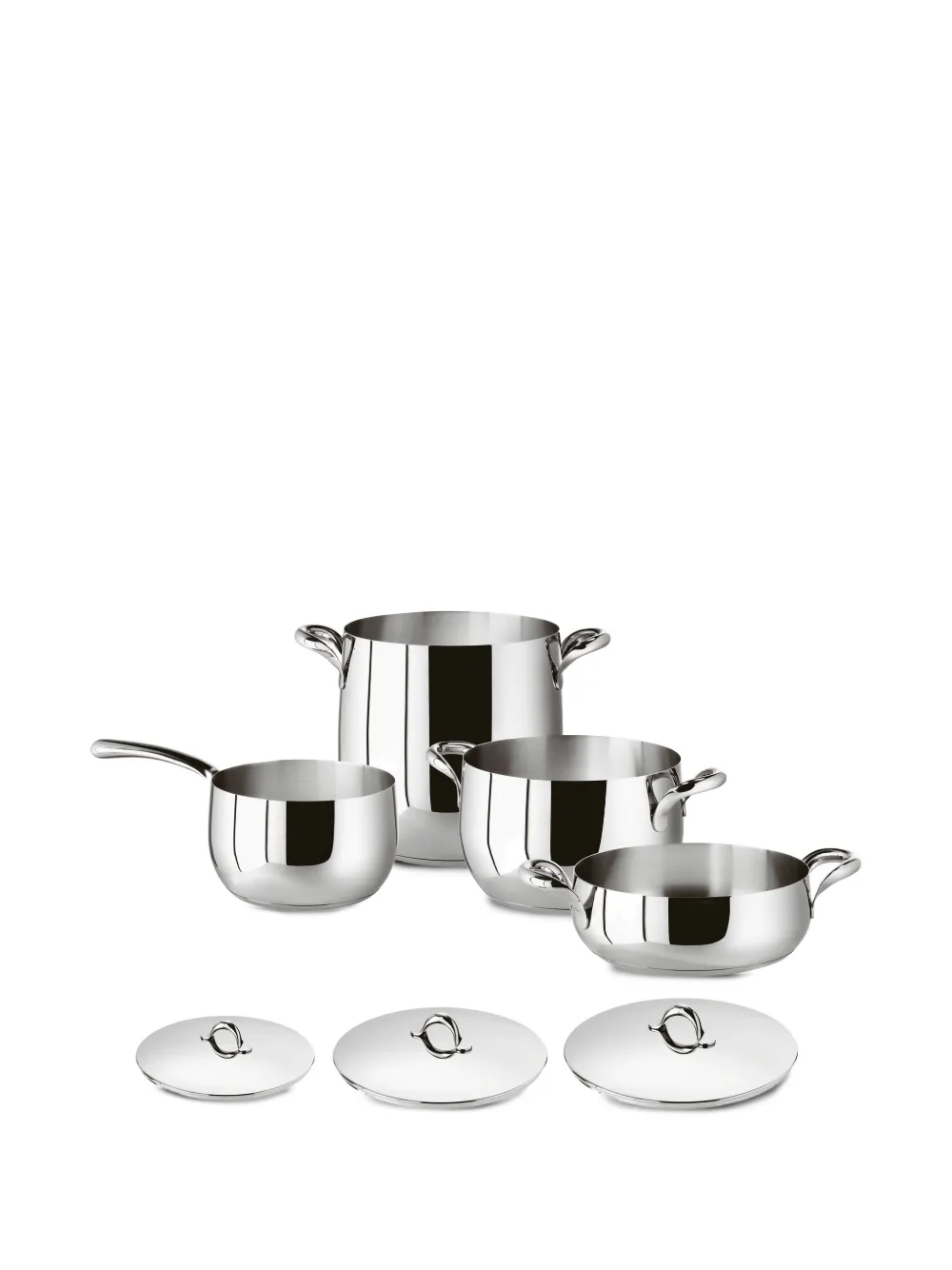 Sambonet Kikka cookware (set of seven) - Argento