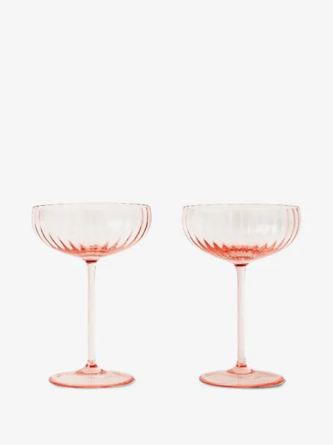 Venini set de dos copas Bollicine