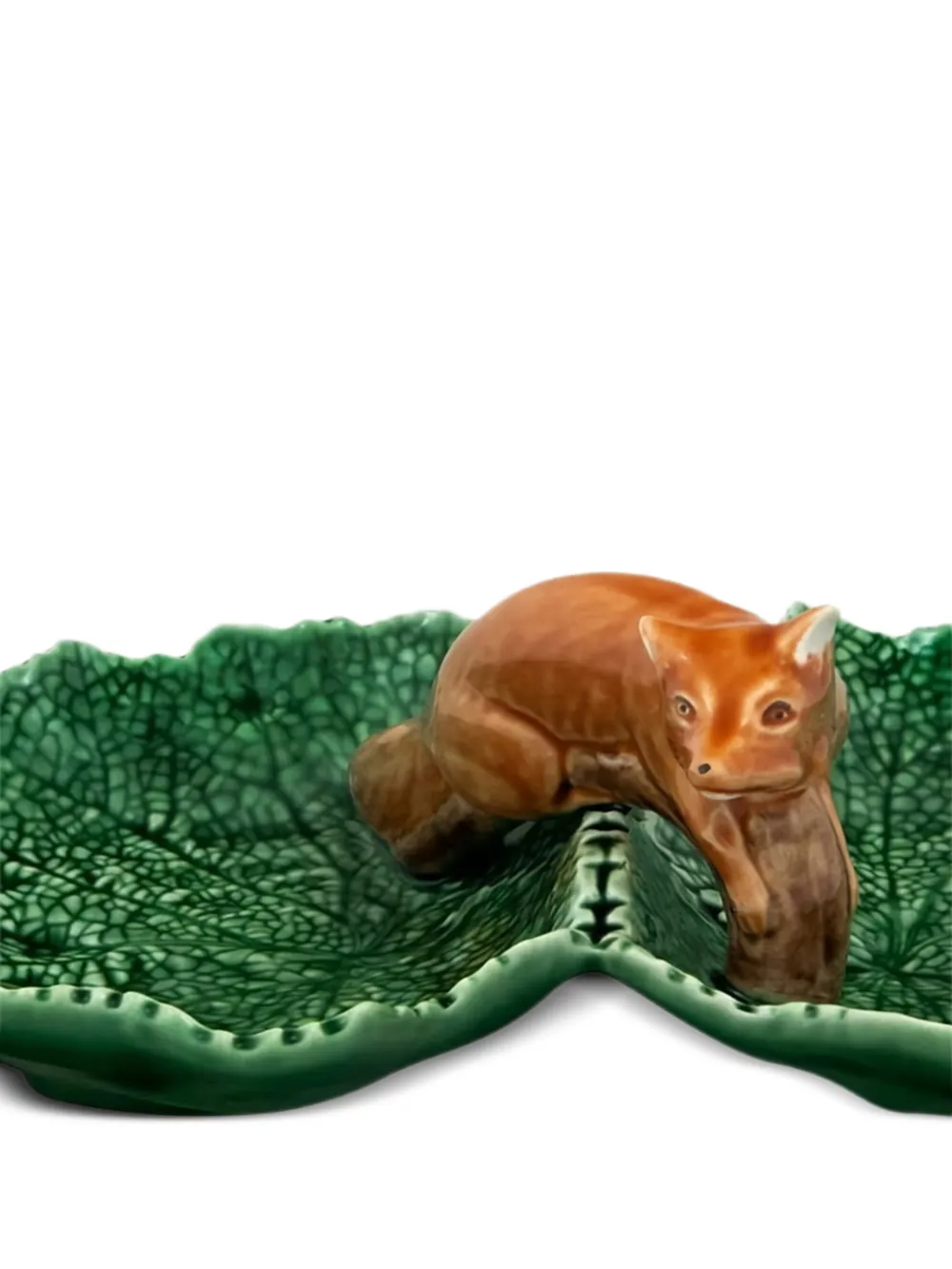  Bordallo Pinheiro Fox Leaf Plate - Green 