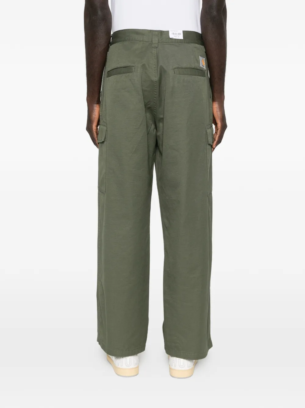 Carhartt WIP Broek met zak en riemlus Groen