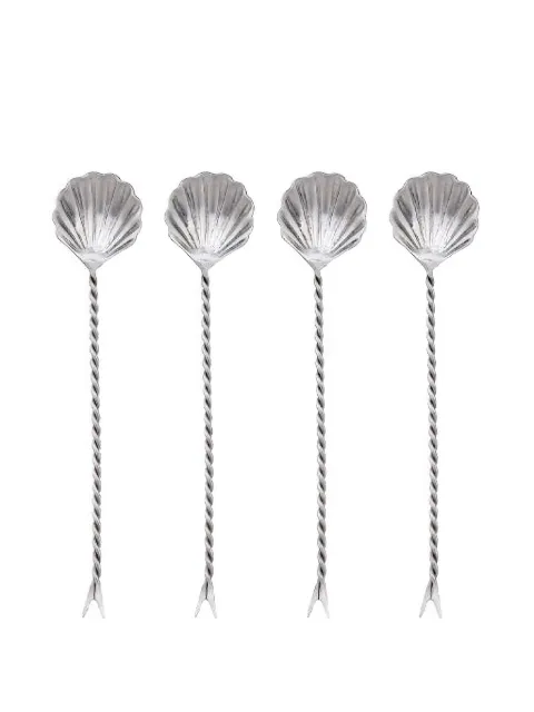 Bitossi Home sea shell appetizer forks set (set of four)