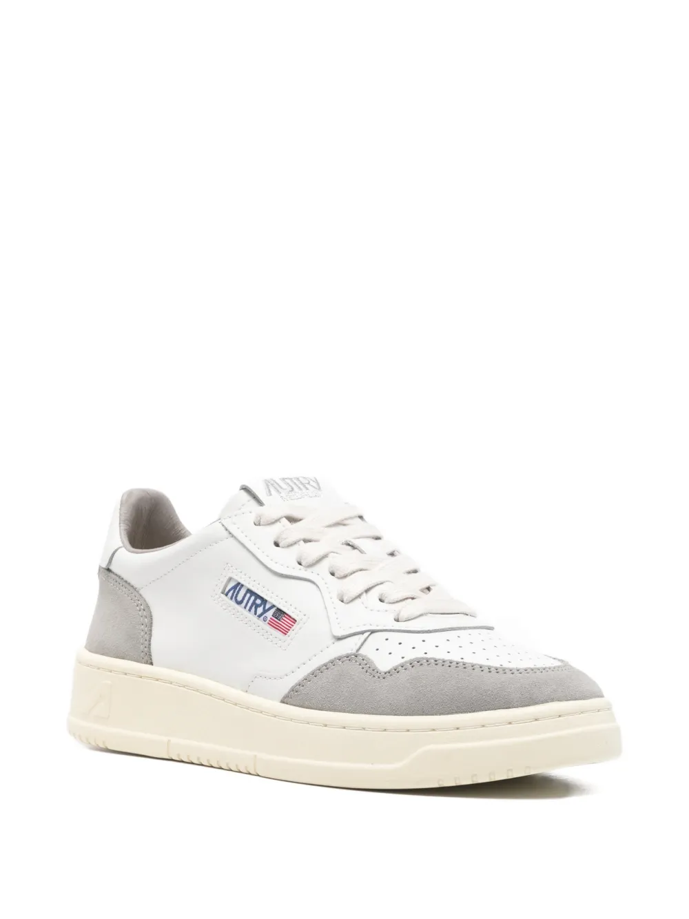 Autry Medalist sneakers met geperforeerde details en vlakken Wit