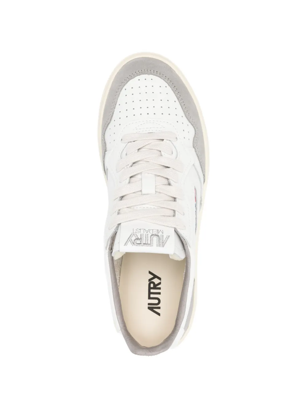 Autry Medalist sneakers met geperforeerde details en vlakken Wit