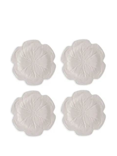 Bordallo Pinheiro Cabbage leaf shallow plate (four-person setting)