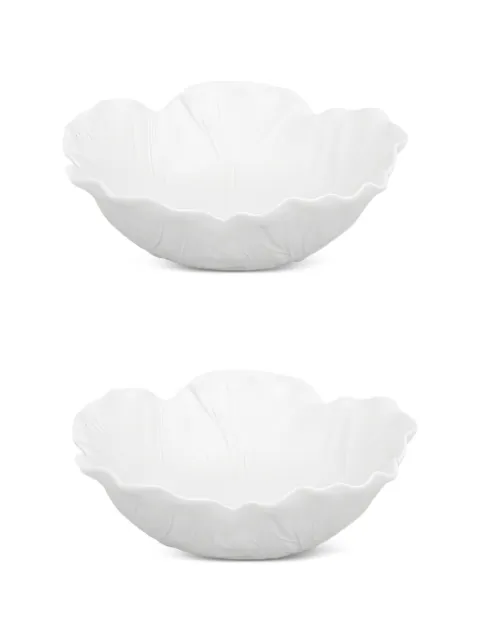 Bordallo Pinheiro medium Cabbage leaf bowl (two-person setting)