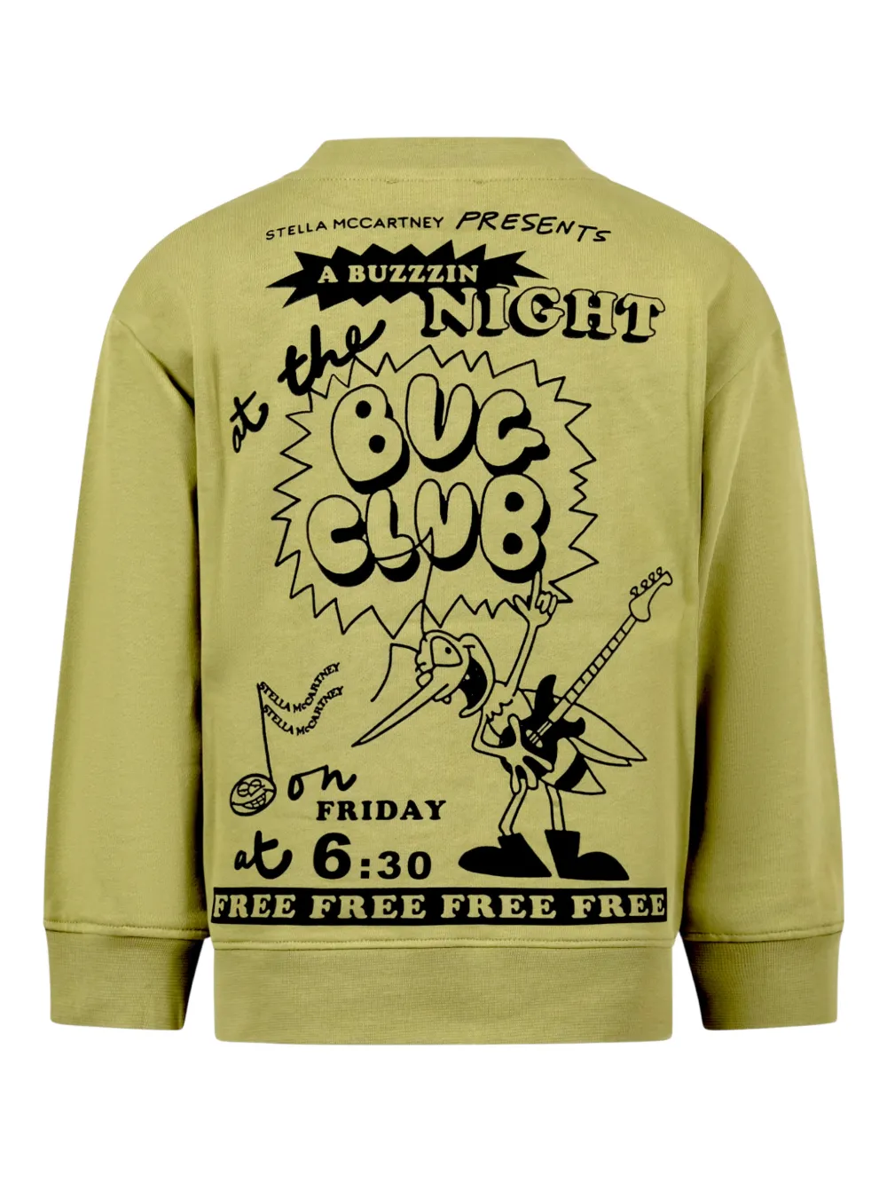 Stella McCartney Kids Sweater met grafische print Groen