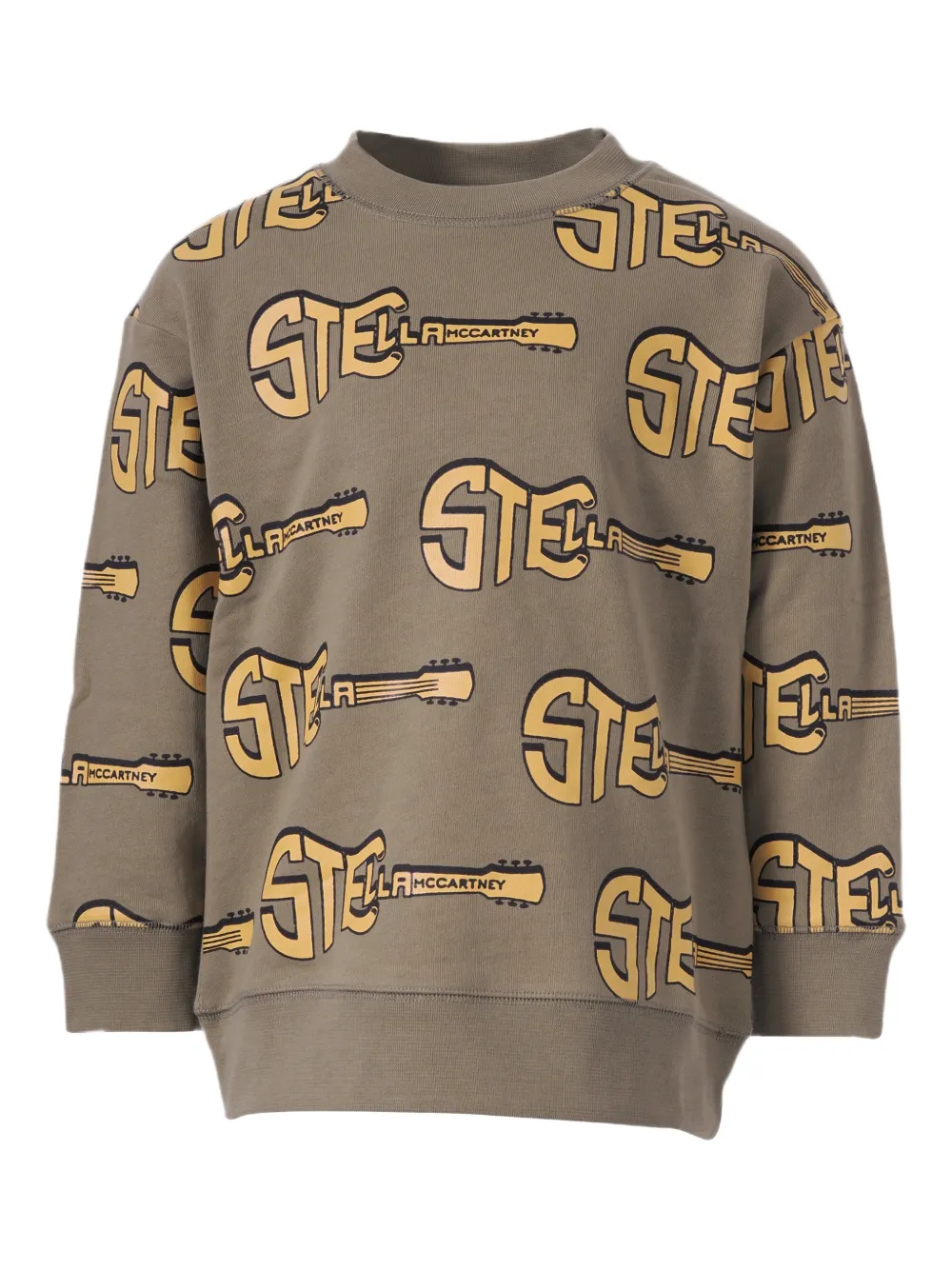 Stella McCartney Kids guitar-graphic sweatshirt - Marrone