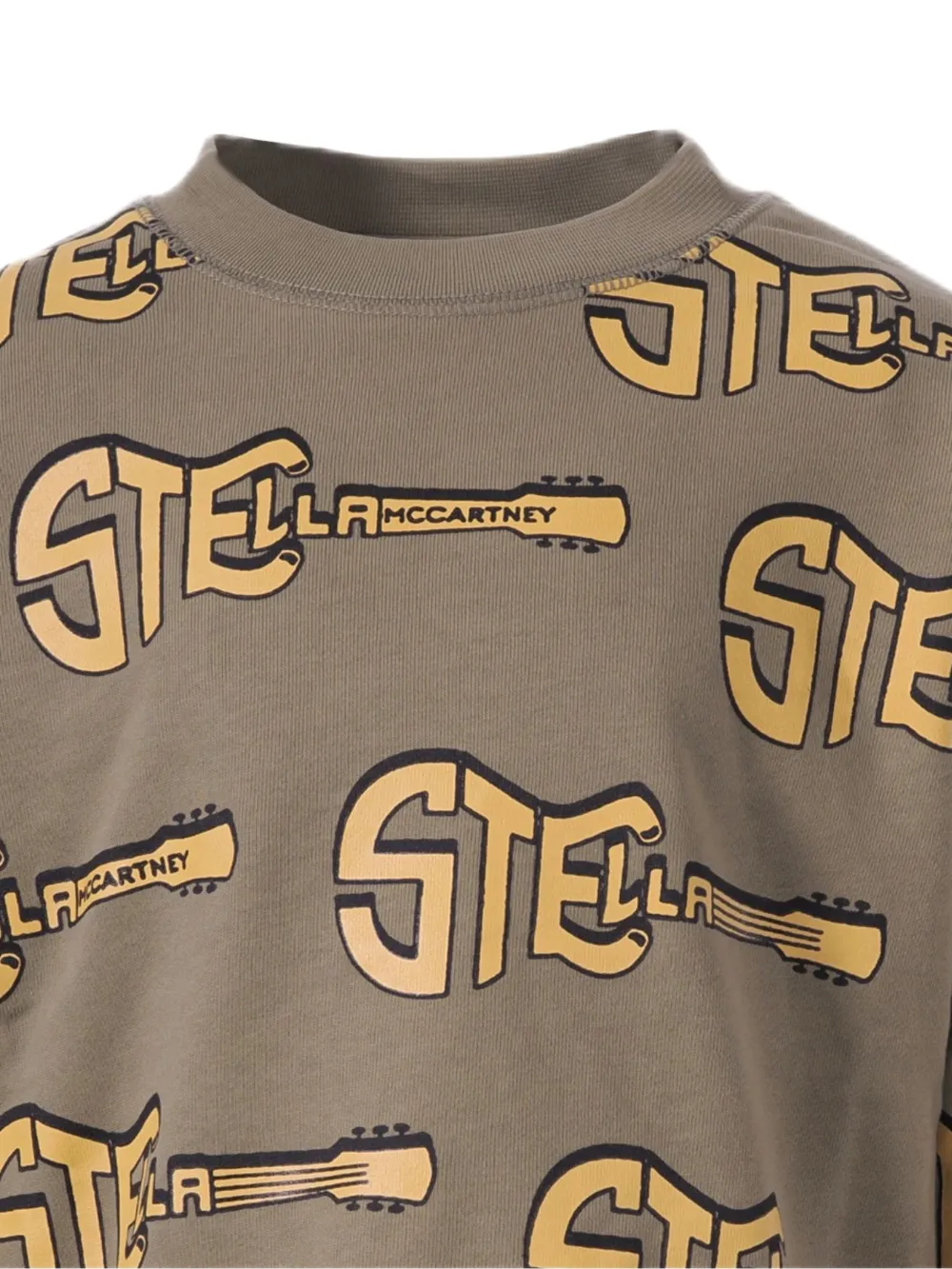 Stella Mccartney Guitar-print Sweatshirt In Multi