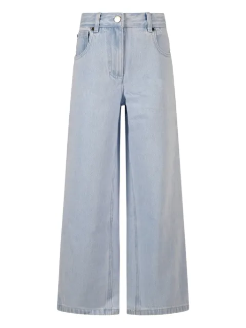 Stella McCartney Kids floral-graphic jeans