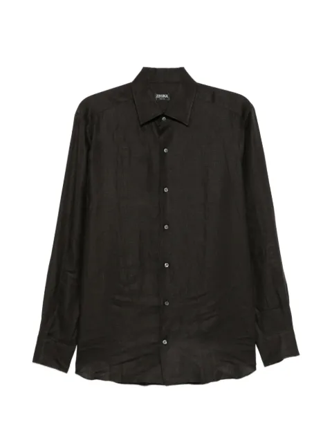 Zegna long-sleeve button-up shirt