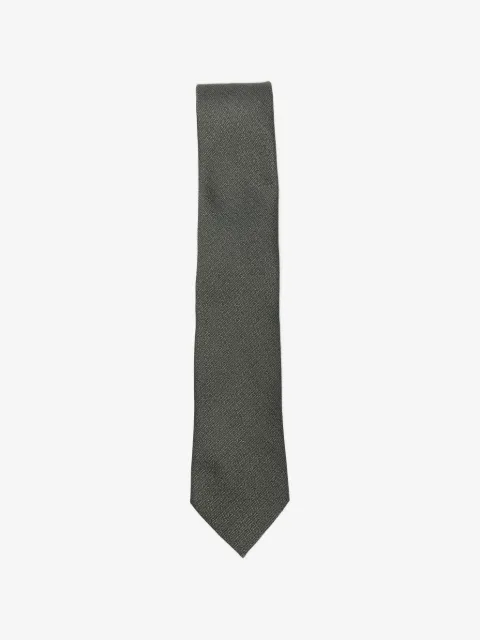 Zegna textured-finish tie