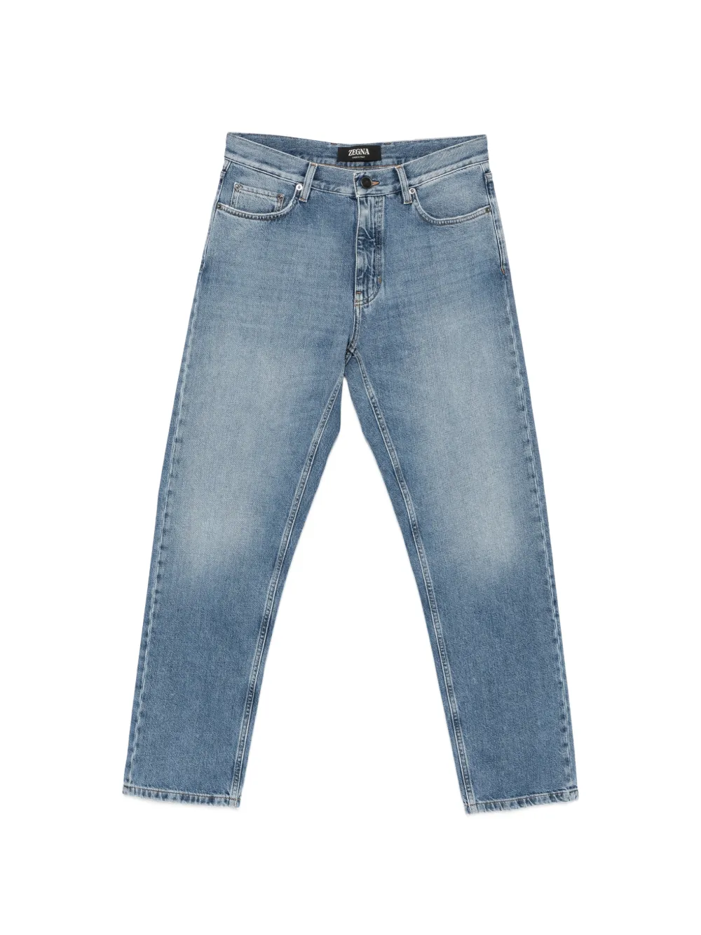 Zegna belt-loops jeans - Blu