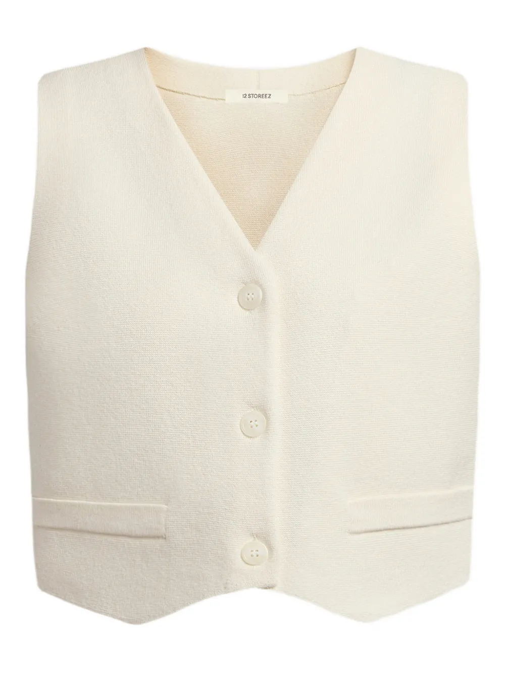 12 STOREEZ Cardigan con bottoni - Toni neutri