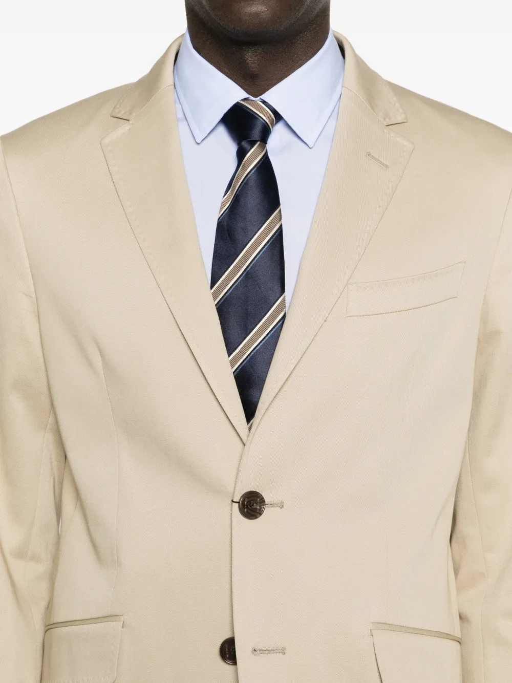 ETRO Blazer met bewerkte revers Beige