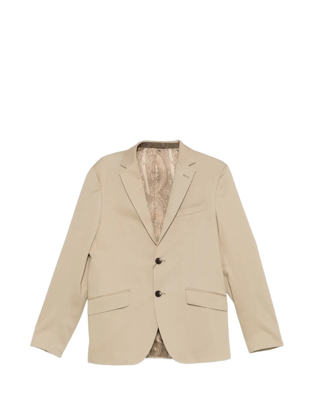 ETRO notched-lapel blazer - Toni neutri