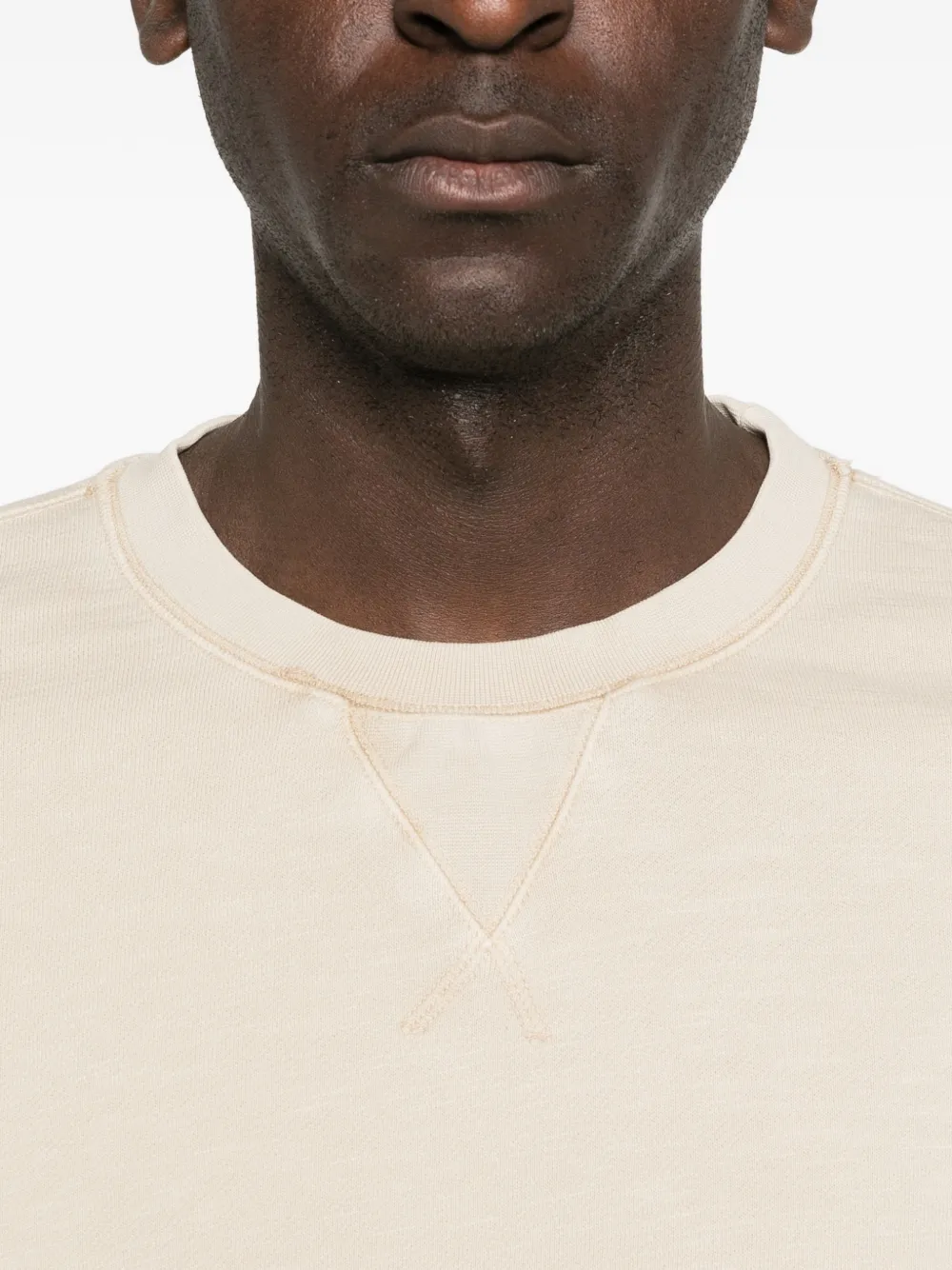 Crew-Neck Long-Sleeved Sweatshirt