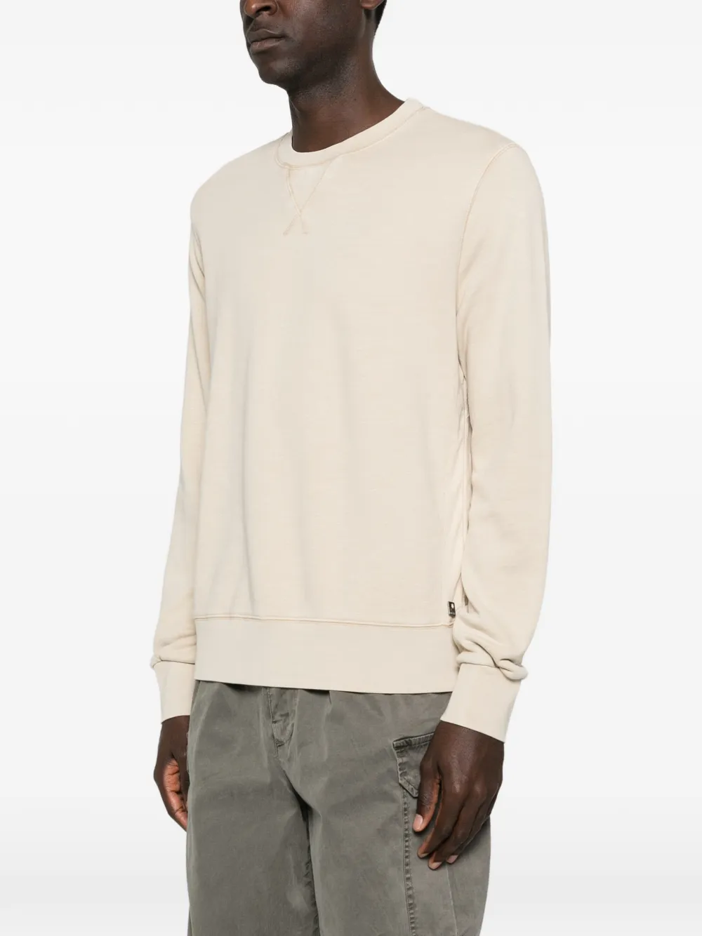 Crew-Neck Long-Sleeved Sweatshirt