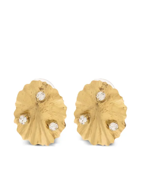 Ulla Johnson ruffled-design earrings