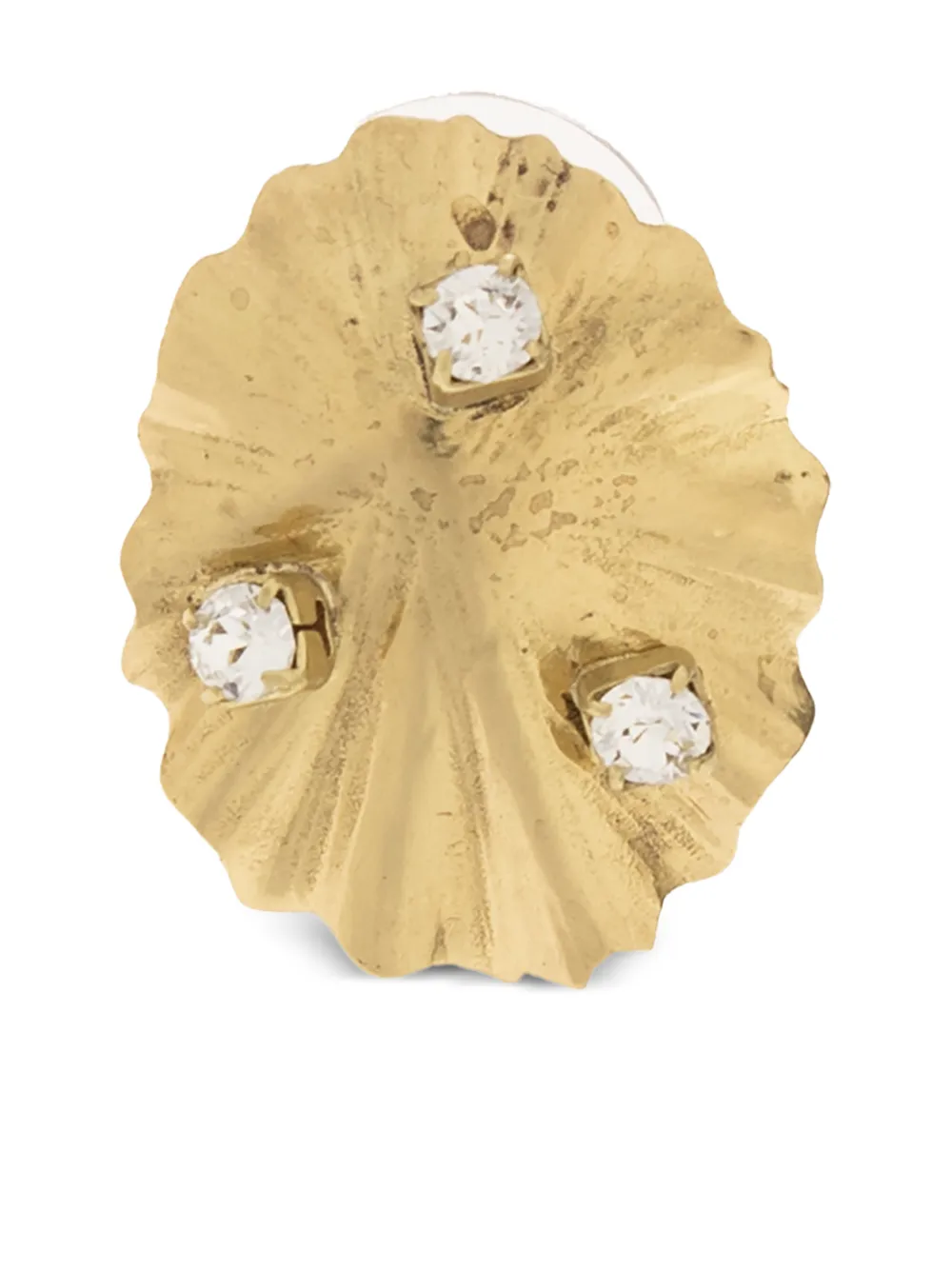 Ulla Johnson Ruffled-design Earrings in Gold, view 4