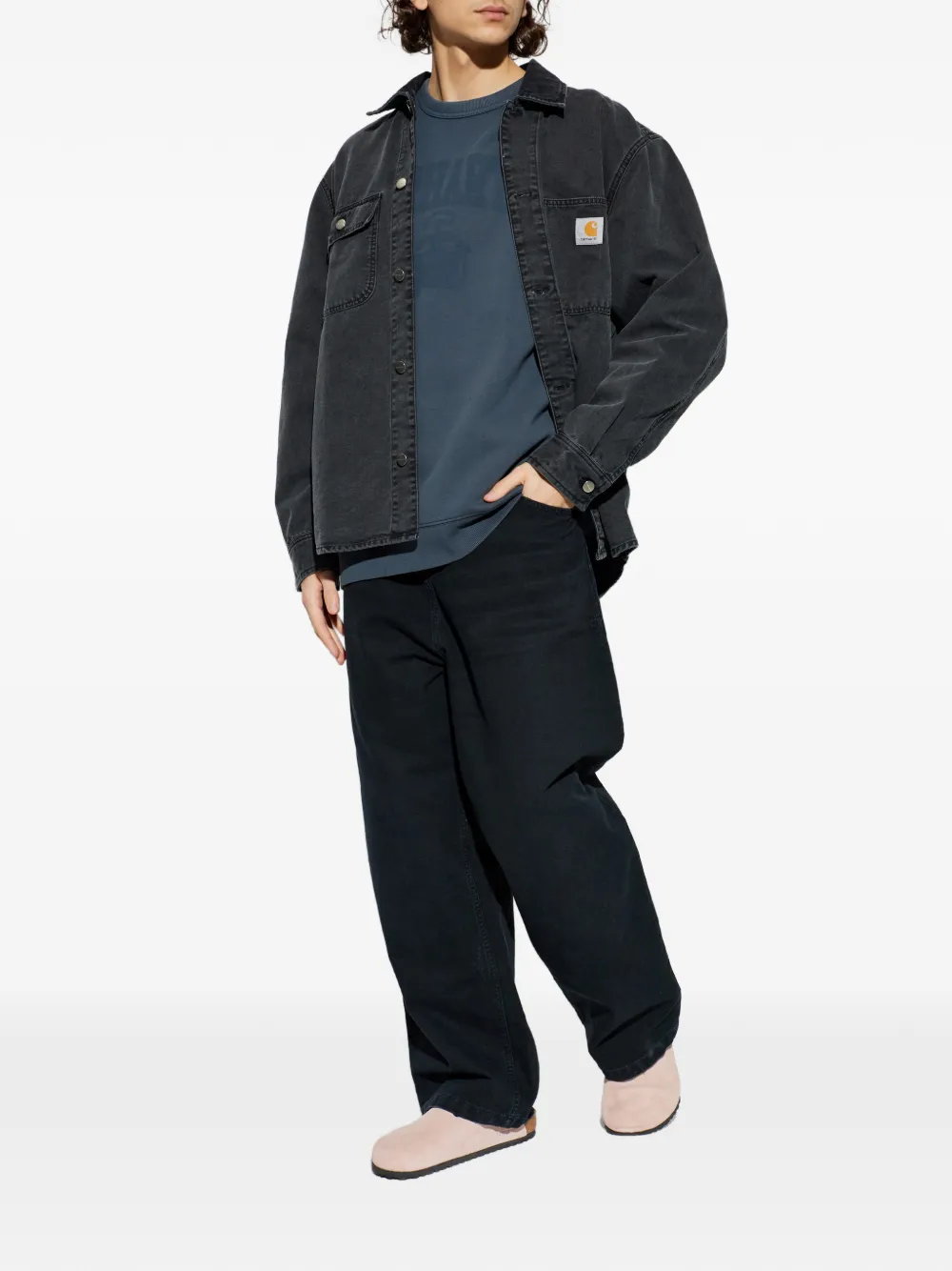 Carhartt WIP graphic long-sleeve sweater - Blauw