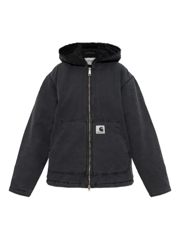 Carhartt WIP ジップアップ フーデッドジャケット | ブラック