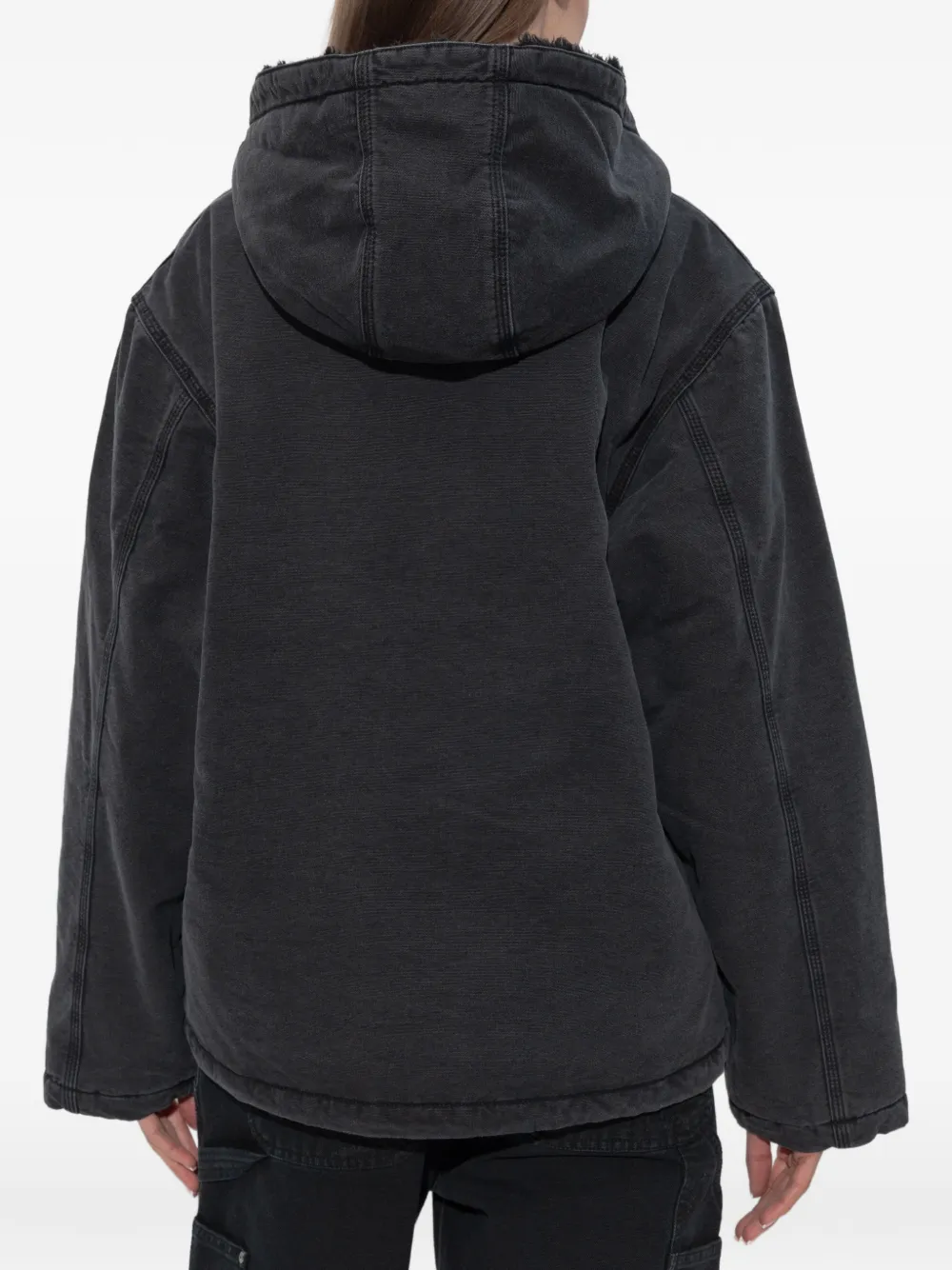 Carhartt WIP ジップアップ フーデッドジャケット | ブラック