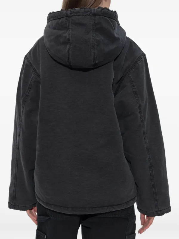 Carhartt WIP ジップアップ フーデッドジャケット | ブラック