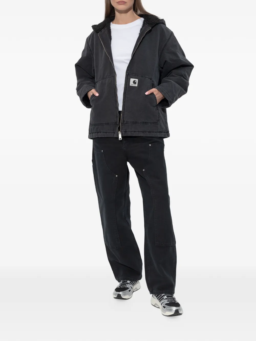 Carhartt WIP zip-up hooded jacket | Oversized Jackets | Image 2
