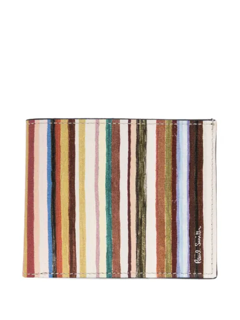 Paul Smith striped leather cardholder