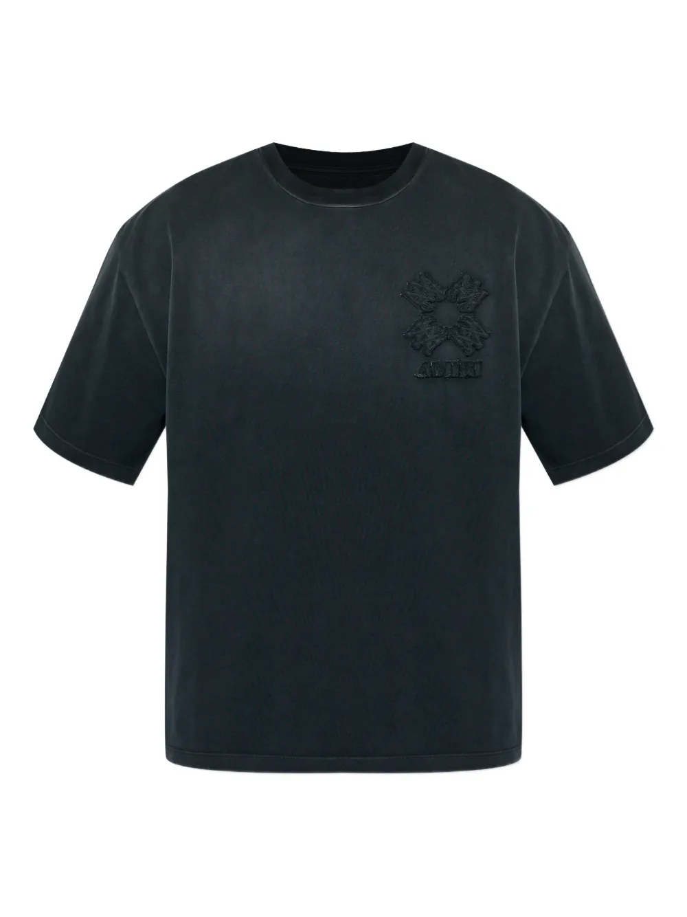 AMIRI logo-embroidered short-sleeve T-shirt - Nero