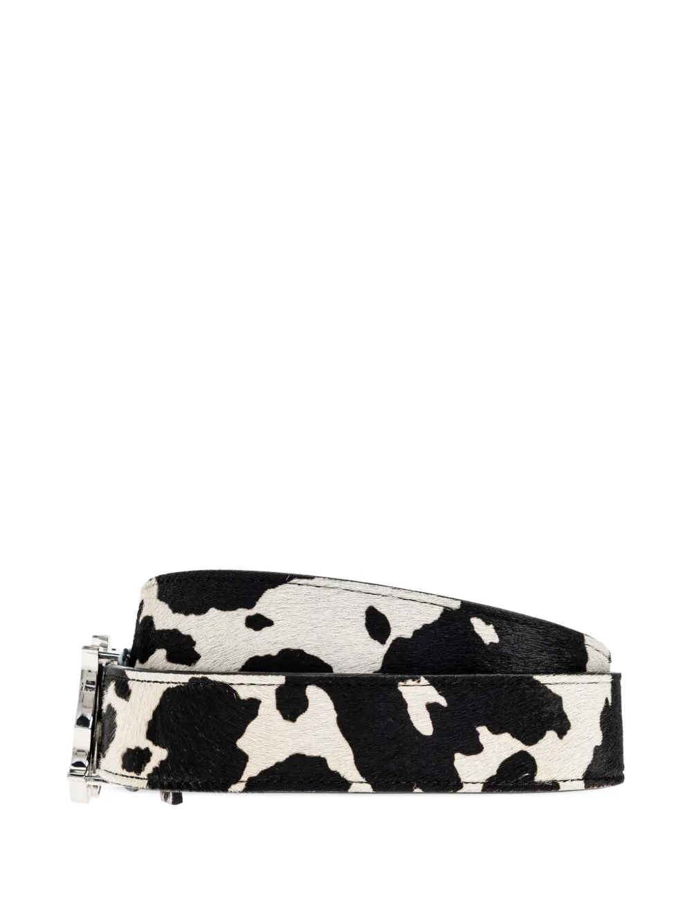 AMIRI logo cow print belt | Image 2
