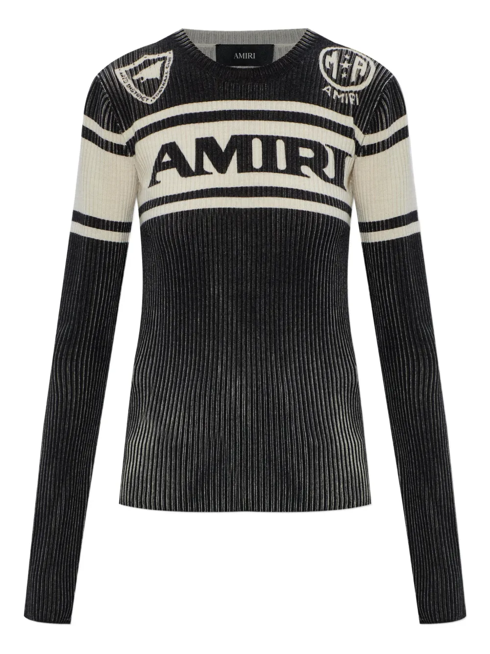 AMIRI logo-detail crew-neck T-shirt - Nero