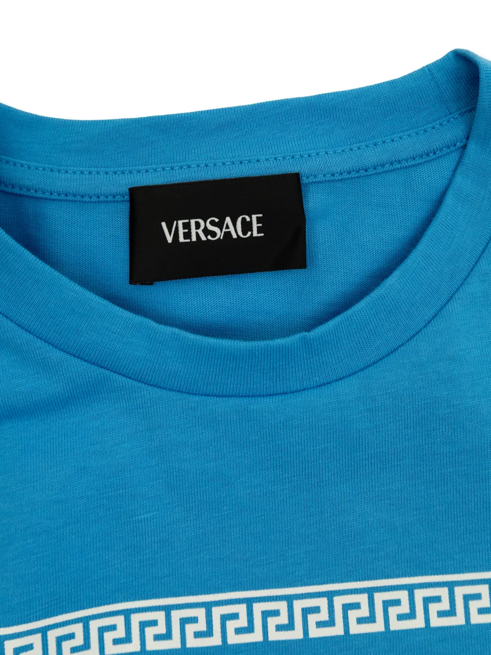  Versace Kids Printed T-shirt - Blue 