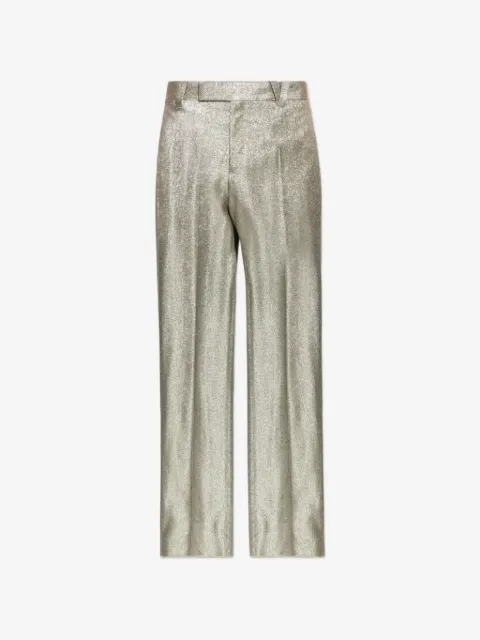 Versace Pantaloni in lurex e viscosa
